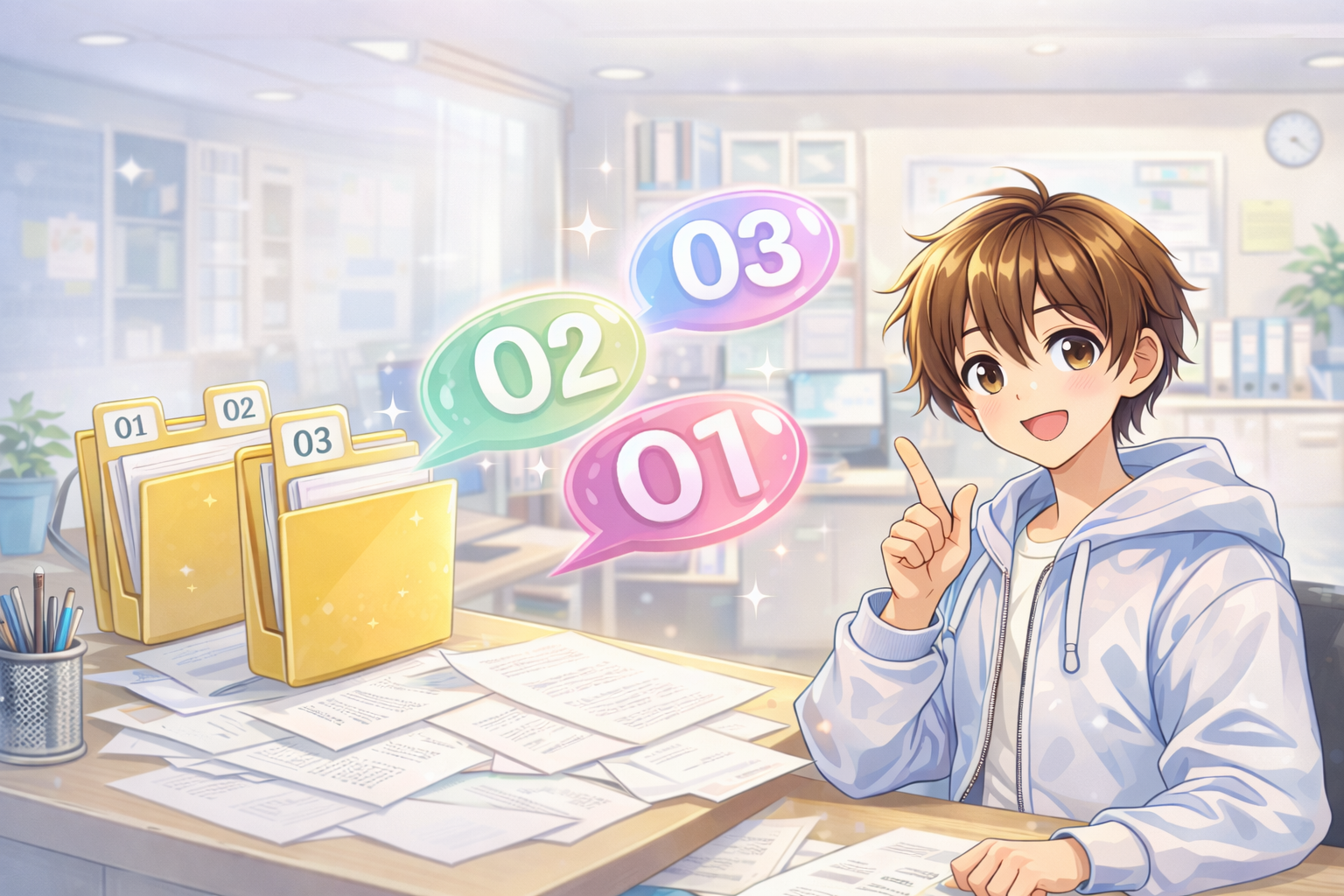 連番フォルダを作成できる