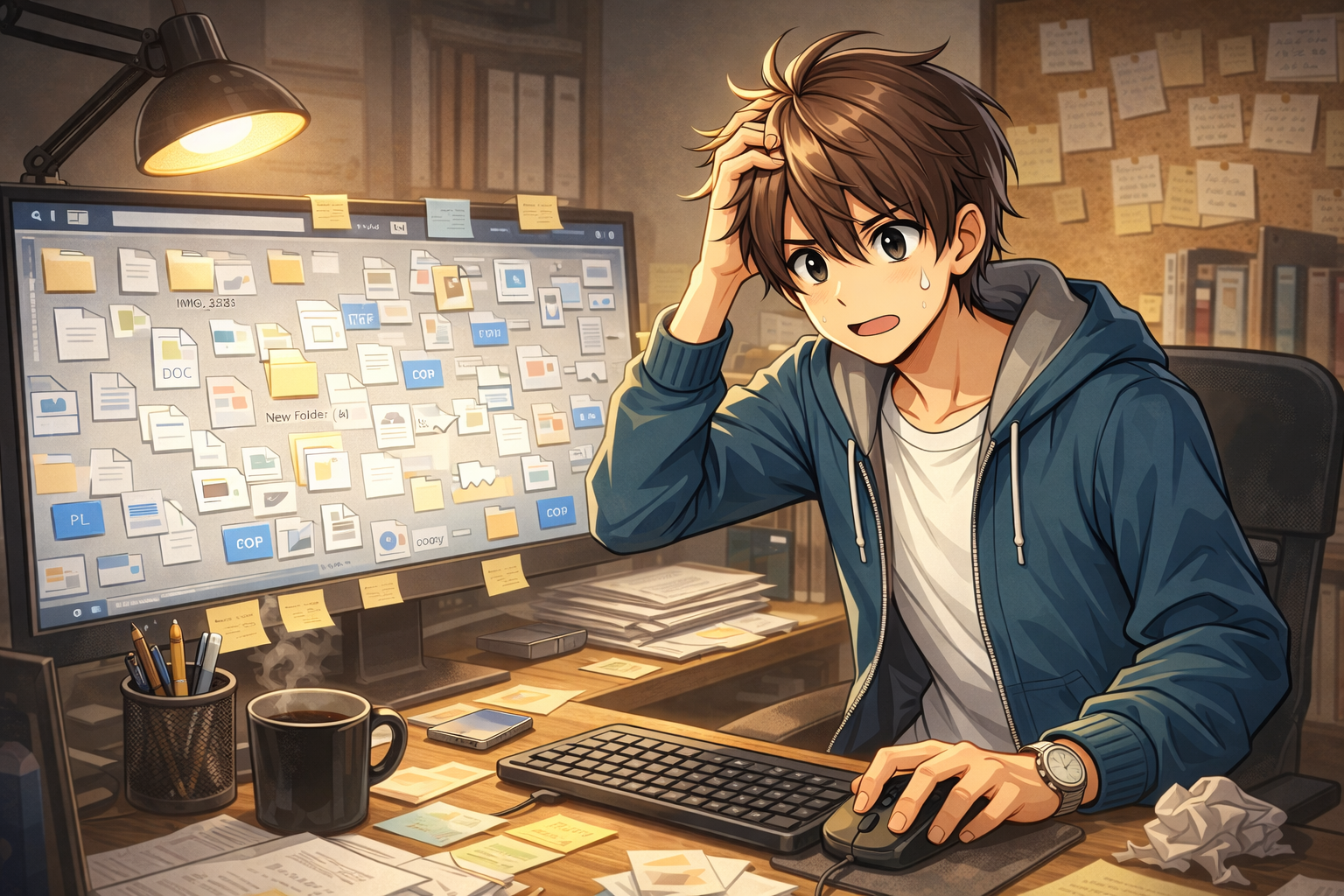 ファイルが見つからない原因と解決方法【初心者向け】